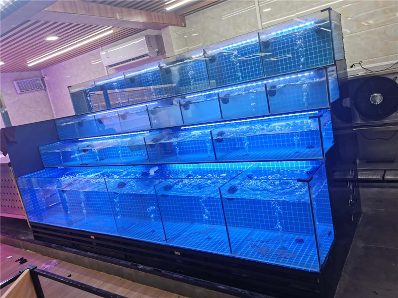 定制海鲜池的必需设备和科学养鱼介绍